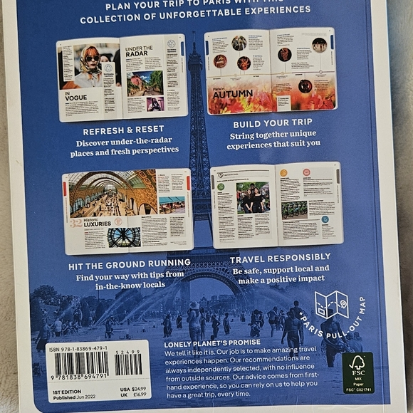 Lonely Planet Paris Guide - Picture 4 of 4